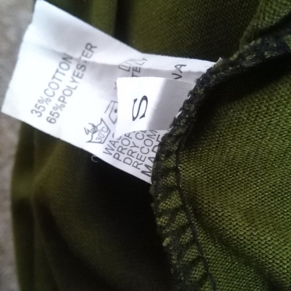 Drop Shoulder Pocket Patchwork Top - Picture 5 of 5